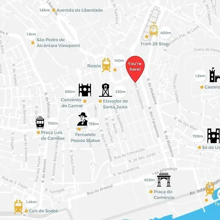 Douradores Downtown Flat 리스본